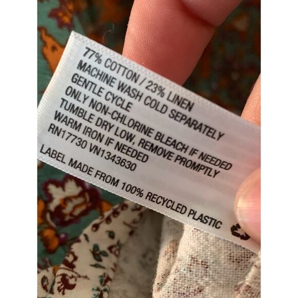 UNIVERSAL THREAD Women’s Boho Sleeveless Linen Blend Dress / Size: Large - Picture 3 of 9